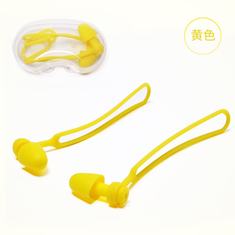 新型捆綁式防水耳塞 專業成人兒童游泳潛水耳塞 綁帶繩子 不易丟失耳塞-細節圖6