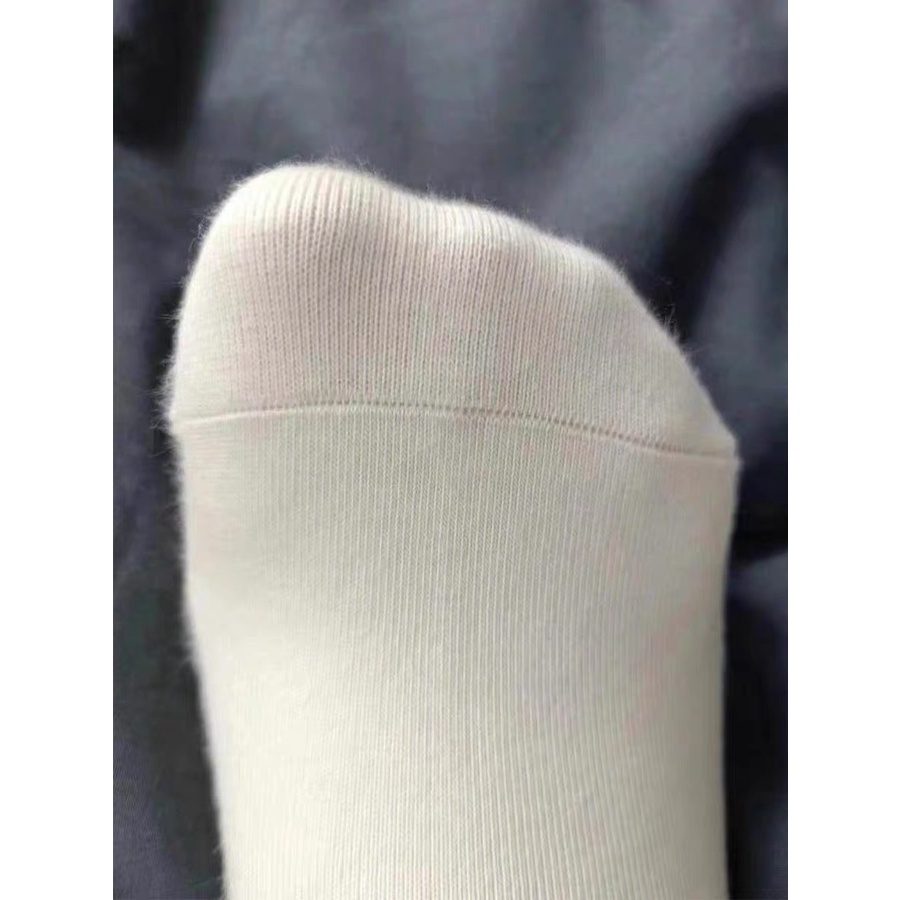 mistletoe 純棉奶白色中筒襪 長襪 堆堆襪 秋冬長襪 月子襪x-細節圖6