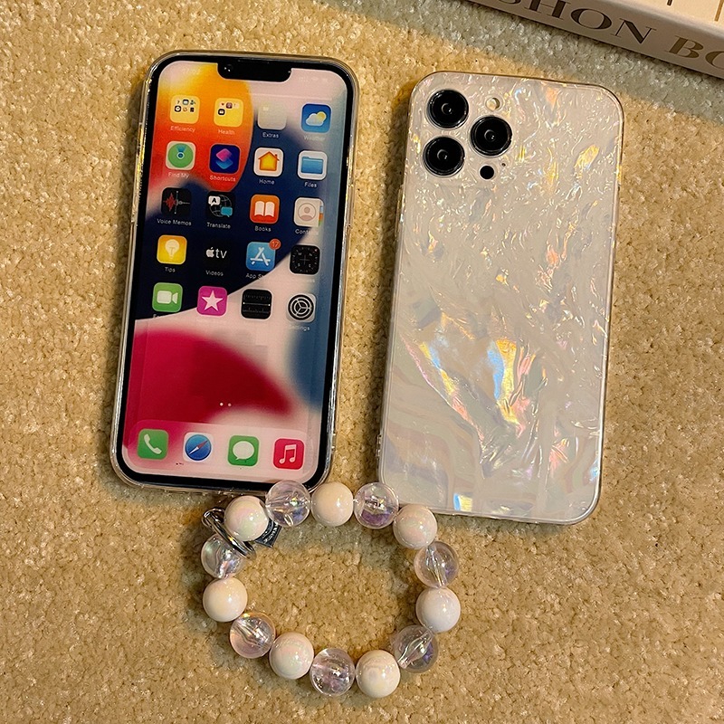 ins超仙梦幻贝壳纹适用苹果14手机壳iphone14pro_max新款13硅胶套12pro女款11创意xs-細節圖3