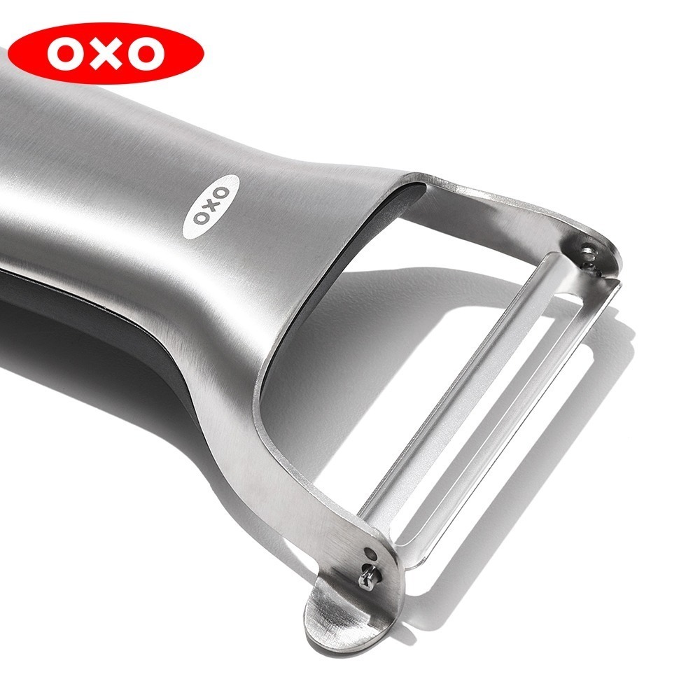 OXO 不鏽鋼Y型蔬果削皮器 日本製420不鏽鋼刀片 耐熱120度可進洗碗機-細節圖6