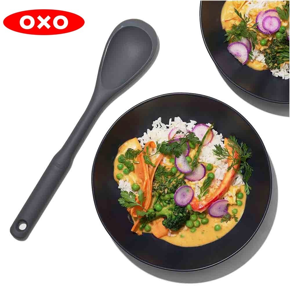 OXO 全矽膠切碎攪拌鏟 料理鏟 可進洗碗機 耐熱210度-細節圖6