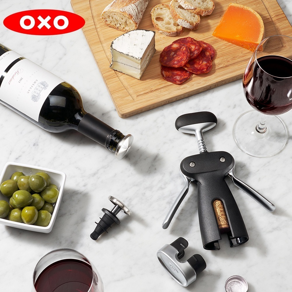 OXO 防漏保鮮酒瓶塞二入組 OXO 紅酒塞 葡萄酒塞 酒瓶塞-細節圖6