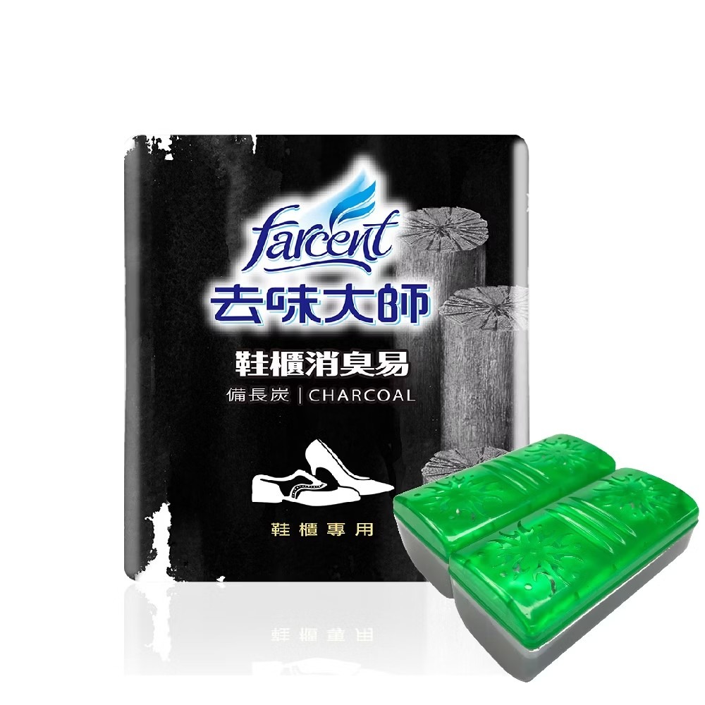 花仙子 去味大師 鞋櫃專用消臭易2入/組-備長炭 鞋櫃消臭 鞋櫃除臭-細節圖2