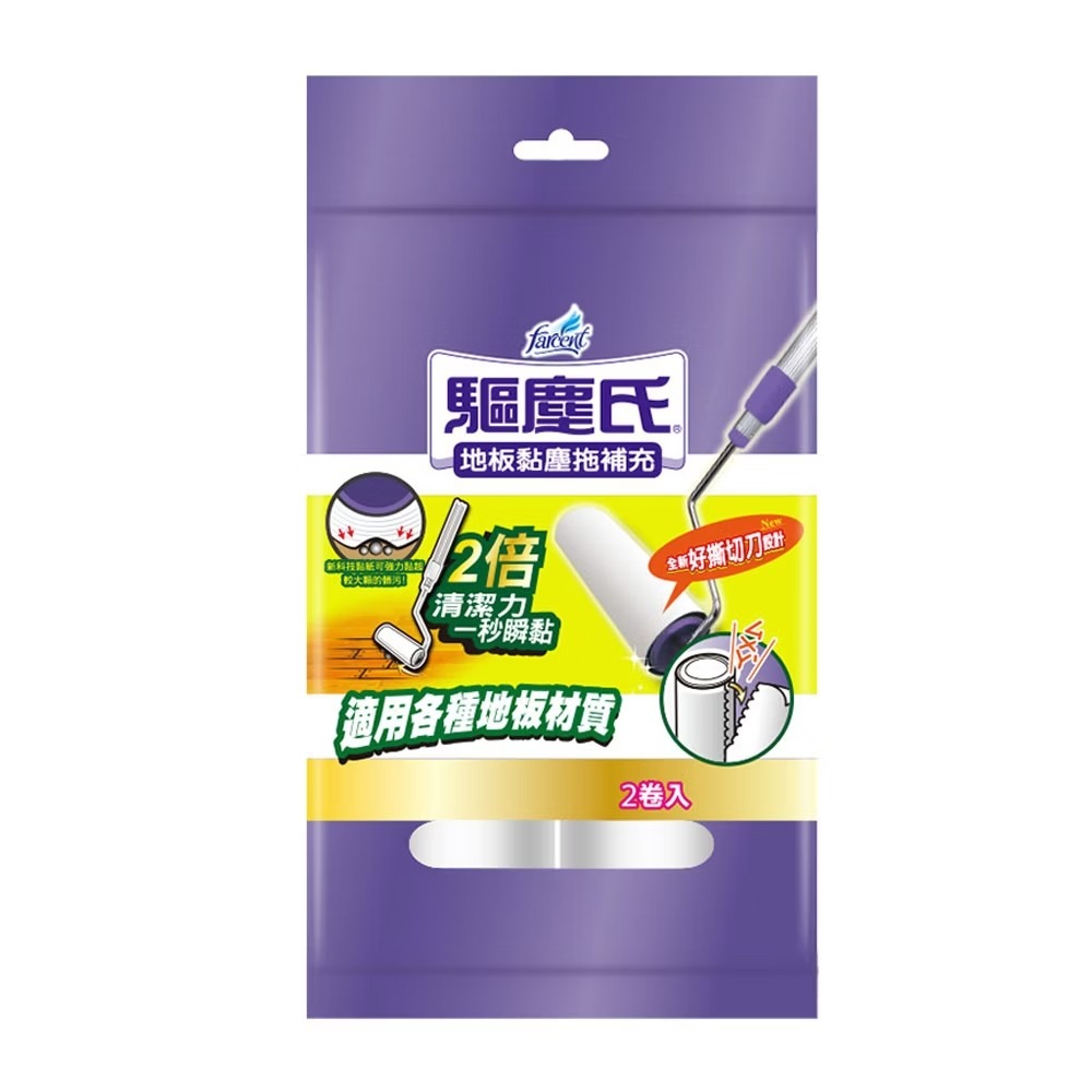 驅塵氏 地板黏塵拖補充包-細節圖2