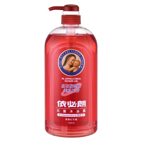 依必朗抗菌沐浴露1000ml系列-清爽健康/典雅檀香/活力梔子花/青春紅石榴/柔膚洋甘菊-細節圖3