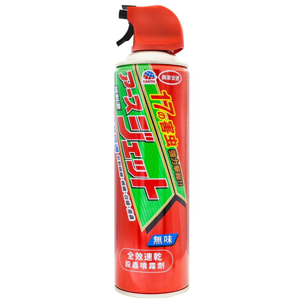 日本進口-興家安速全效速乾殺蟲噴霧劑500ml<無味/柑橘>興家安速 殺蟲劑-規格圖3