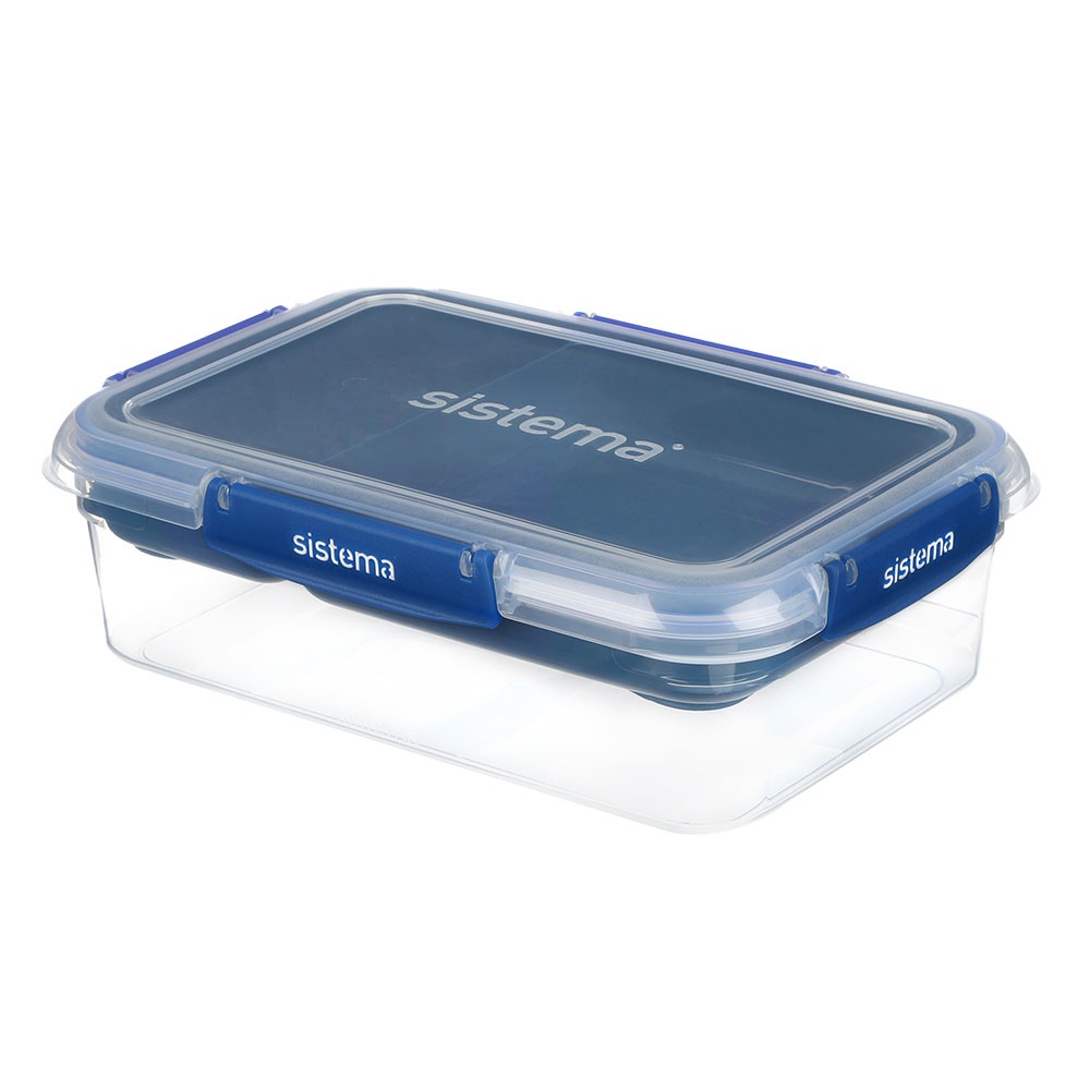 長形分層分格2.2L-藍