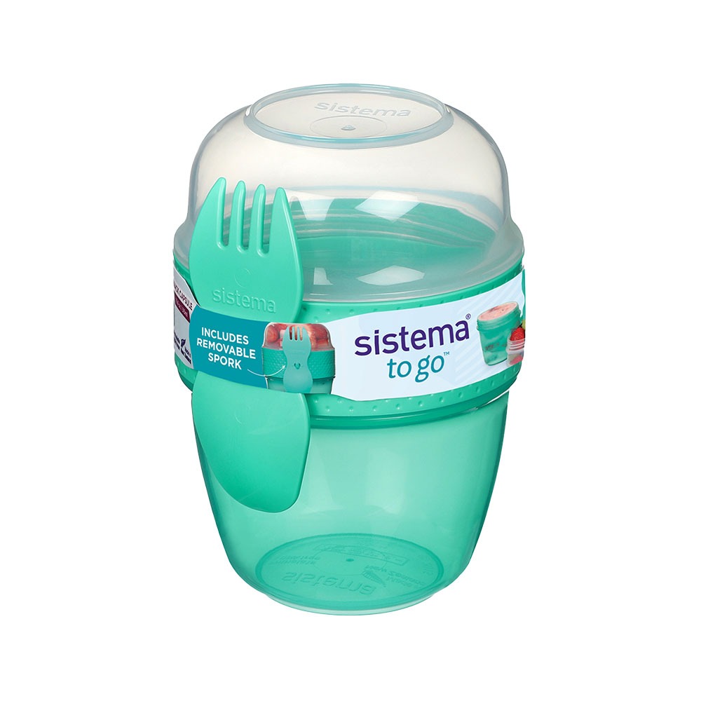 紐西蘭SISTEMA TOGO系列 隨行保鮮盒 優格點心盒 兩色多尺寸可選 上蓋取下可微波-規格圖11