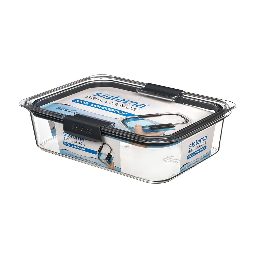 紐西蘭SISTEMA BRILLIANCE 防漏保鮮盒(2L/920ml/380ml) 防漏系列-規格圖11