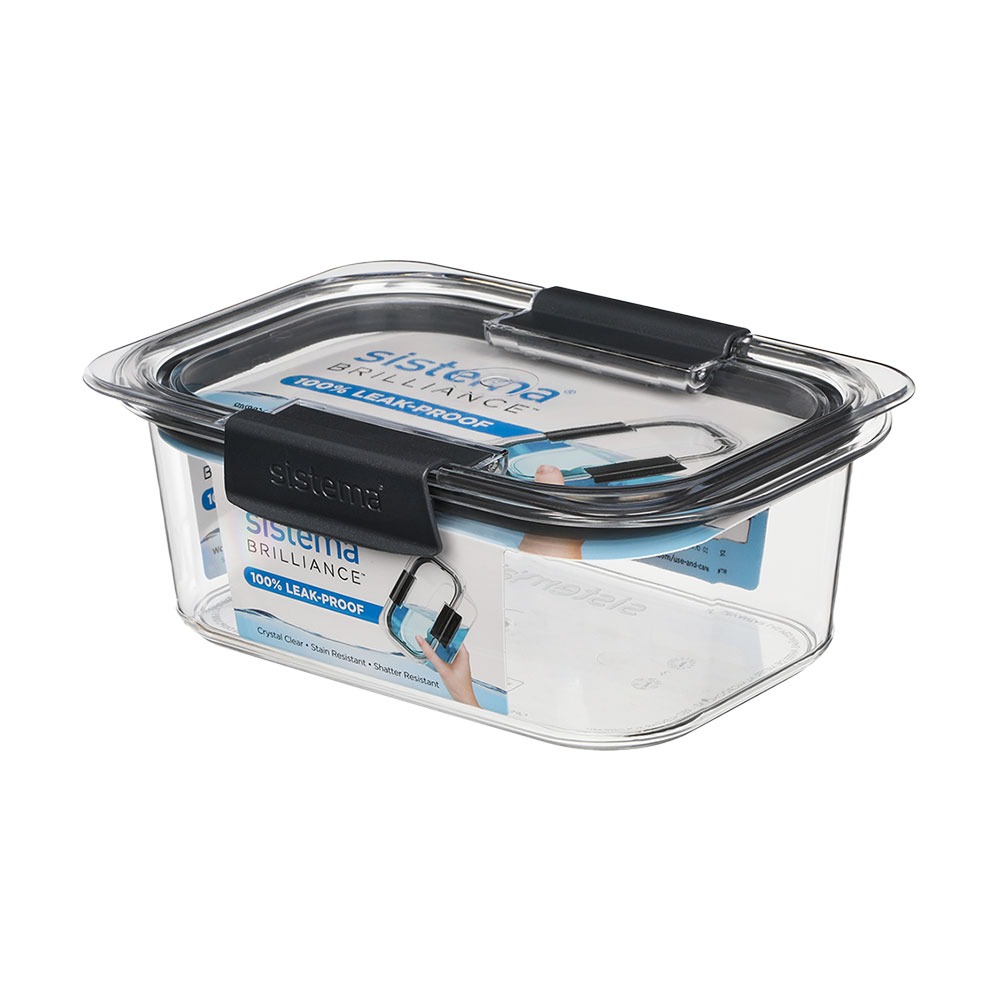 紐西蘭SISTEMA BRILLIANCE 防漏保鮮盒(2L/920ml/380ml) 防漏系列-規格圖11