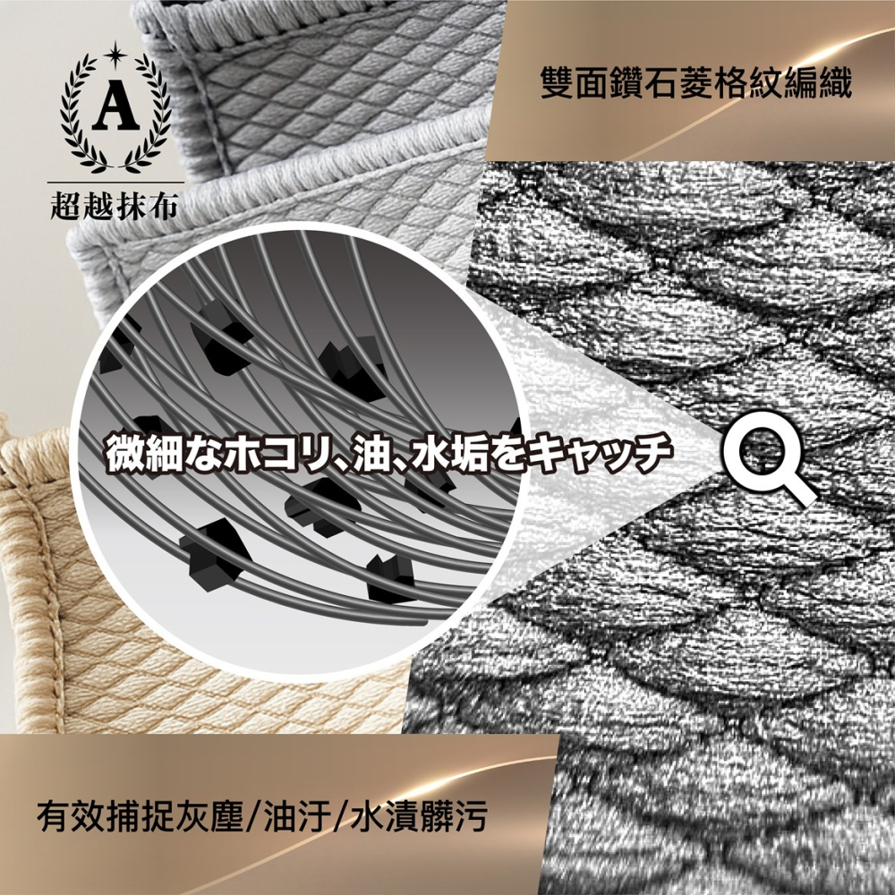 妙潔職人巾 (三條裝) 超越抹布 擦出所有晶亮面-細節圖4