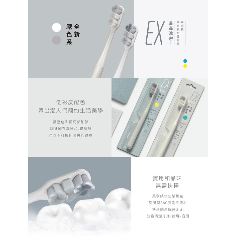 刷樂旗艦多效清新旅行組(牙刷牙膏旅行組 濃密深潔牙刷*1 多效管理牙膏薄荷覺醒30g*1)-細節圖3