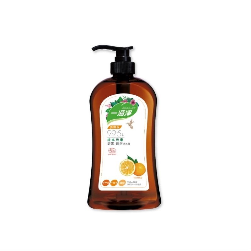 一滴淨洗潔精蘆薈多酚食品用洗潔精/洗碗精1000g罐裝/800g補充包(檸檬精油/柑橘精油)-規格圖6