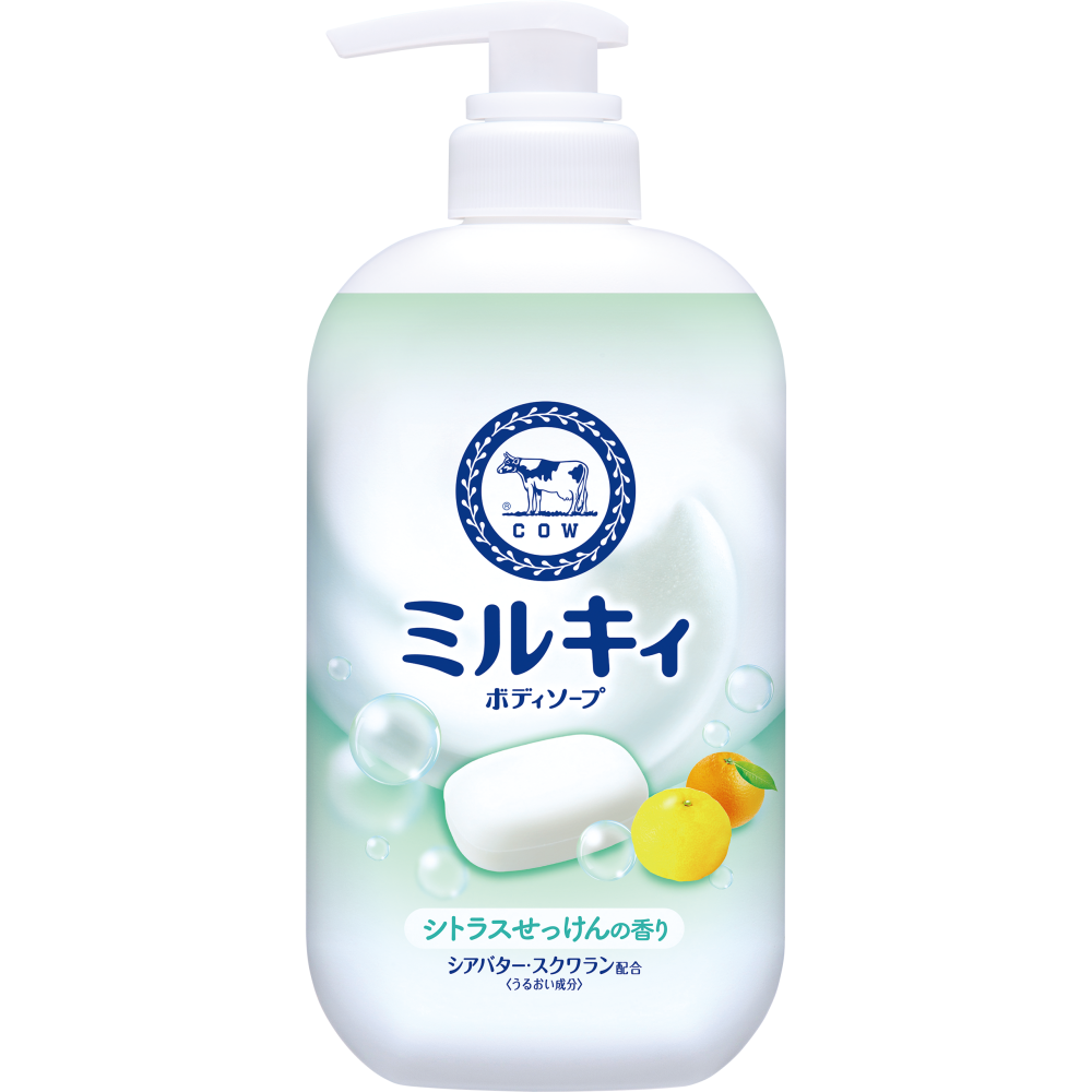牛乳石鹼 Milky牛乳精華沐浴乳(罐裝500ml/補充包360ml)(清新皂香/柚子果香/玫瑰花香)-細節圖5