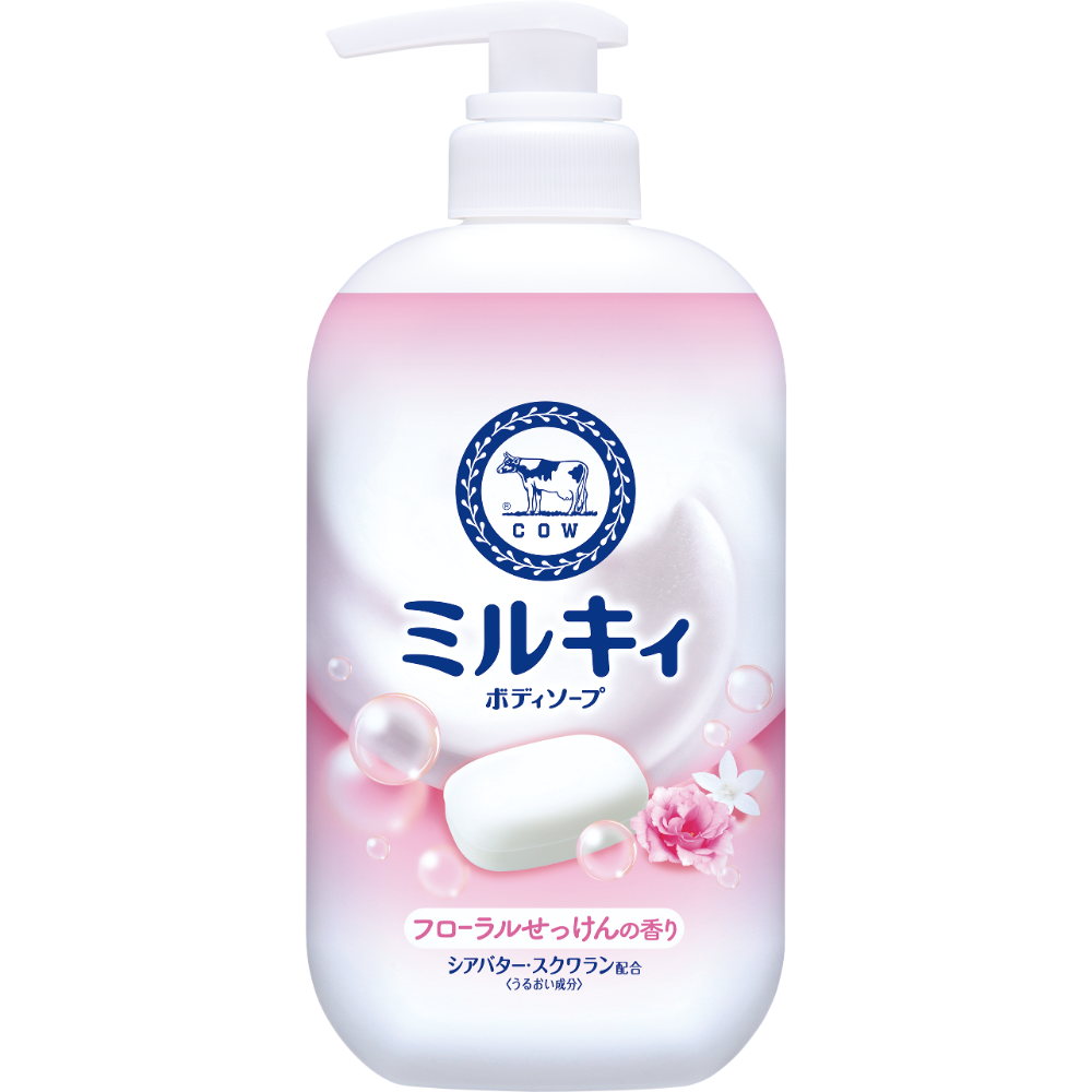 牛乳石鹼 Milky牛乳精華沐浴乳(罐裝500ml/補充包360ml)(清新皂香/柚子果香/玫瑰花香)-規格圖8