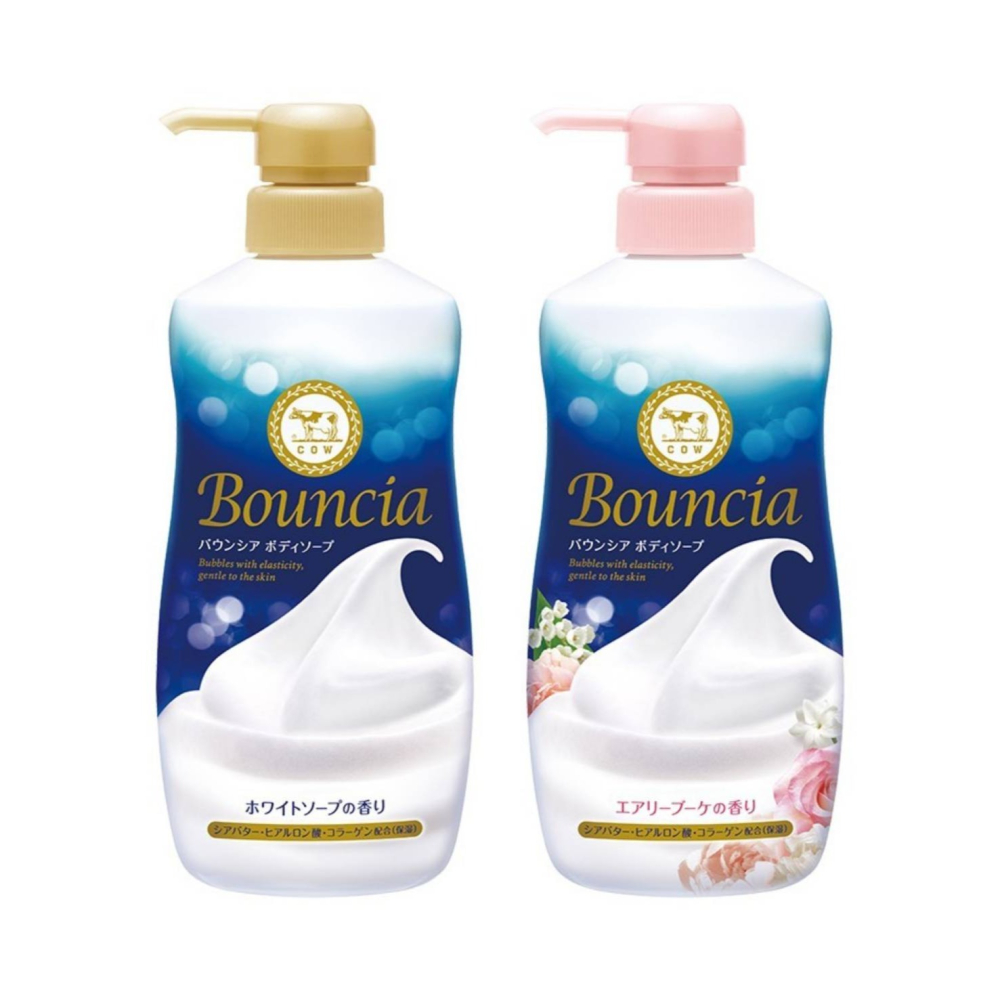 牛乳石鹼 Bouncia 美肌滋潤沐浴乳罐裝480ml/補充包360ml(優雅花香/愉悅花香型)-細節圖3