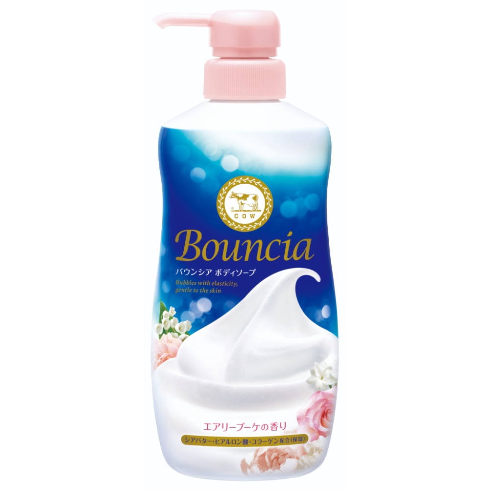 牛乳石鹼 Bouncia 美肌滋潤沐浴乳罐裝480ml/補充包360ml(優雅花香/愉悅花香型)-規格圖3