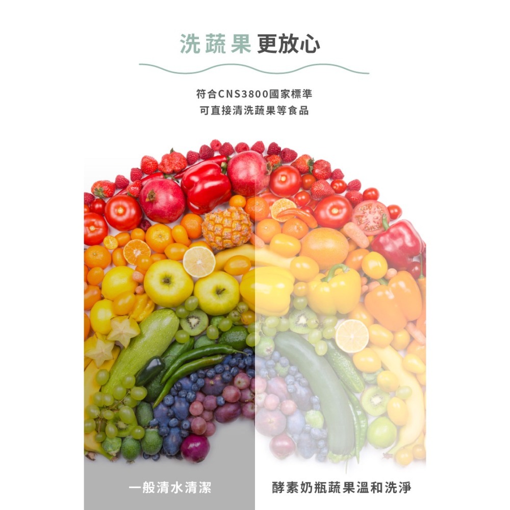 nac nac 酵素蔬果洗潔慕斯 700ml nac nac 酵素蔬果洗潔精慕斯-細節圖8