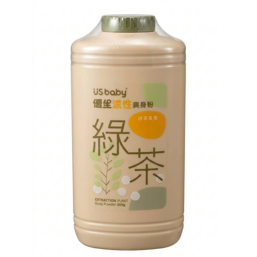 US BABY 優生涼性爽身粉/US BABY 優生清爽涼性爽身粉(綠茶香氛)/優生 嬌娃 涼性爽身粉 300g-規格圖5