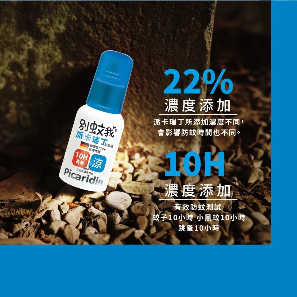 優生 別蚊我 派卡瑞丁長效防蚊液 60ml(液劑)/25ml(液劑)  (長效12hr 粉色款/ 長效10hr 沁涼款)-細節圖10
