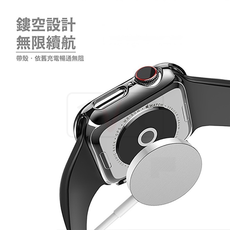 硬式邊框錶殼 手錶殼 適用 Apple Watch 保護殼 錶殼 8 7 SE 6 5 4 45 44 41 40-細節圖10