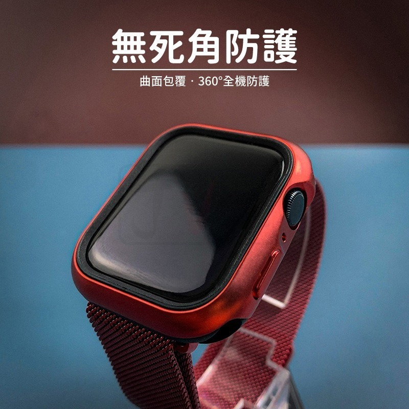 雙料減震保護殼 適用 Apple Watch 錶殼 8 7 SE 6 5 4 45 44 41 手錶殼 保護殼-細節圖3