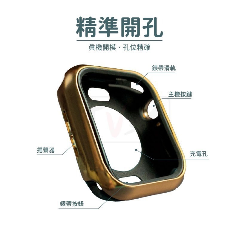 雙料減震保護殼 適用 Apple Watch 錶殼 8 7 SE 6 5 4 45 44 41 手錶殼 保護殼-細節圖6