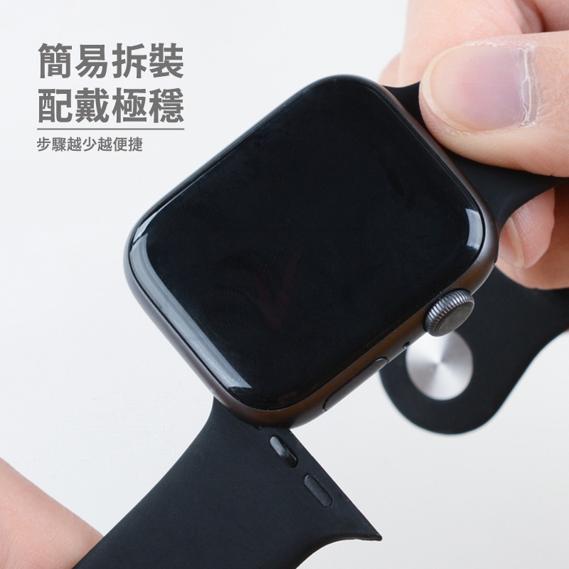 短版 矽膠錶帶 適用 Apple watch 錶帶 8 7 SE 6 5 4 38 40 42 44 41 45 49-細節圖8