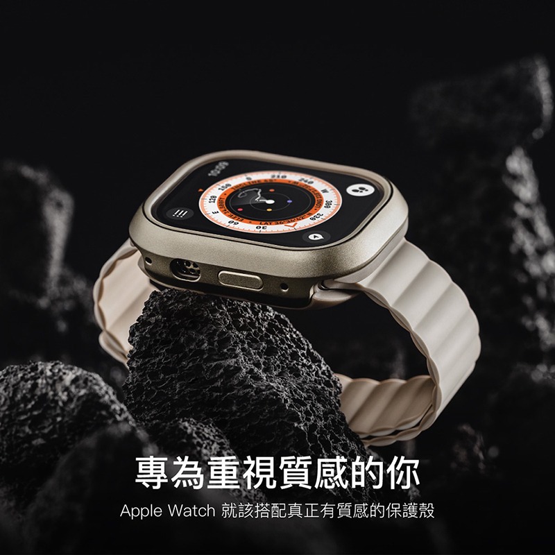 Switcheasy Odyssey 金屬手錶保護殼 適用 Apple Watch 保護殼 8 7 6 SE 45 41-細節圖10