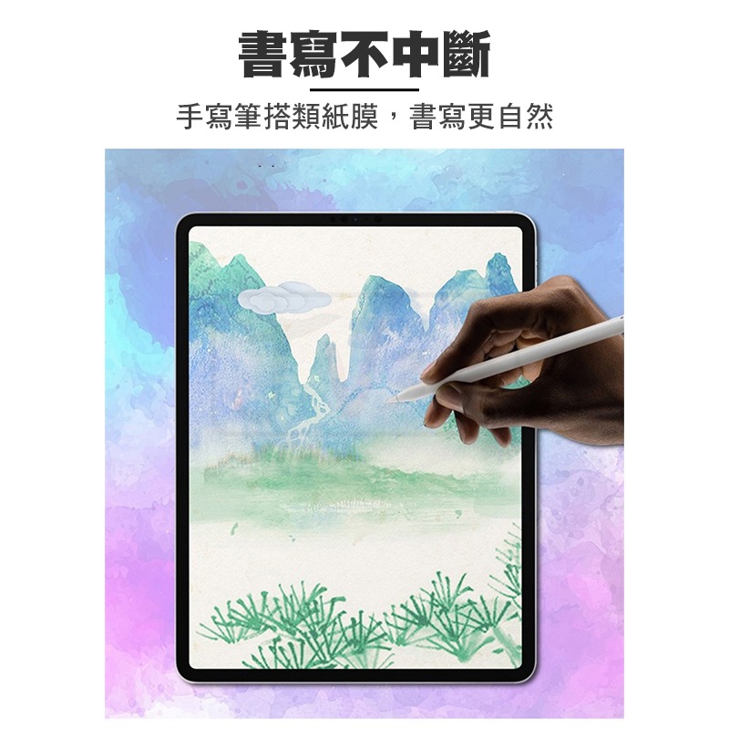 磁吸類紙膜 保護貼 類紙膜 適用 iPad 8 Air 4 Pro 11 10.9 9.7 10.5 mini 7.9-細節圖7