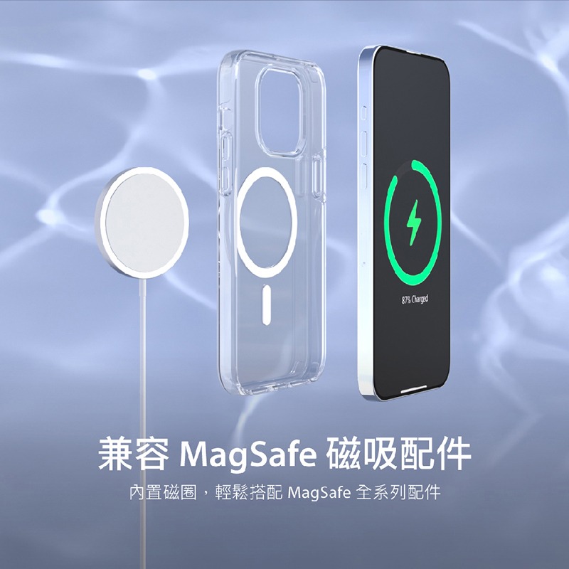 Switcheasy Pure M 極抗黃透明磁吸殼 適用於 iPhone 15 Pro Max i15 Plus手機殼-細節圖7