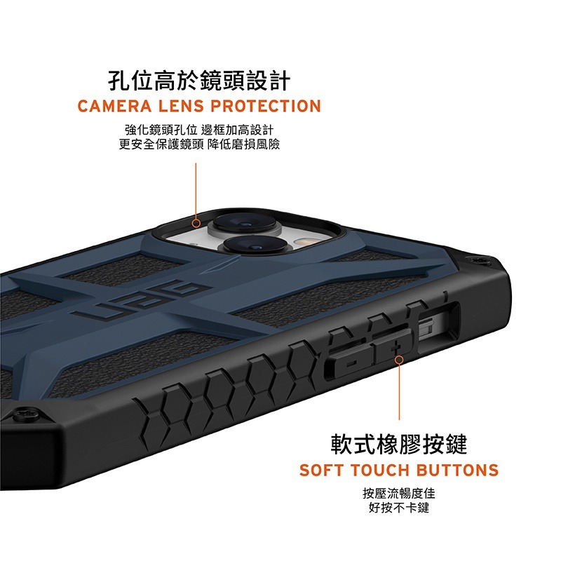 UAG 頂級款 特仕款 耐衝擊保護殼 適用於 iPhone 15 Pro Max 15 Plus i14 軍規防摔殼-細節圖9