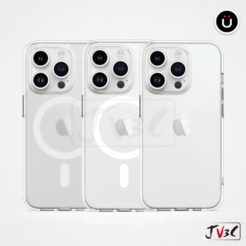 UNIU EÜV 變色透明殼 適用 iPhone 15 Pro Max 15 保護殼 透明殼 磁吸殼