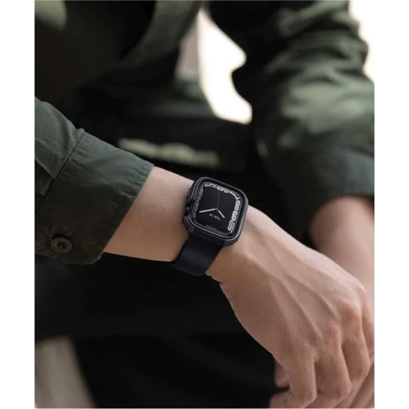 UNIQ Valencia 輕薄鋁合金防撞保護殼 適用 Apple Watch 8 7 6 SE 錶殼 45 41 49-細節圖5