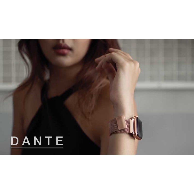 UNIQ Dante 不鏽鋼米蘭磁扣錶帶 適用 Apple watch 錶帶 9 8 7 SE 6 5 44 45 41-細節圖3
