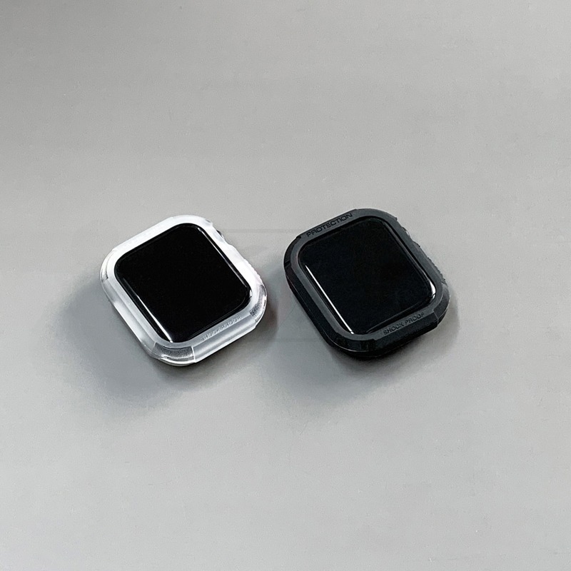 碳纖維紋錶殼 軟殼 適用 Apple watch 錶殼 保護殼 8 7 SE 6 5 4 45 41 40 44-細節圖7