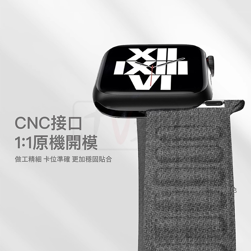 牛仔鏈紋錶帶 適用 Apple watch 錶帶 9 8 7 SE 6 5 4 38 40 42 44 41 45-細節圖8