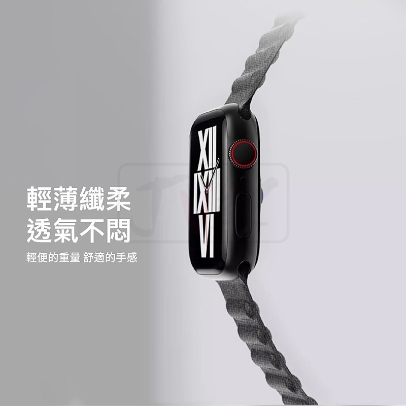 牛仔鏈紋錶帶 適用 Apple watch 錶帶 9 8 7 SE 6 5 4 38 40 42 44 41 45-細節圖9