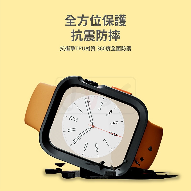 Colorful 手錶保護殼 適用 Apple Watch 錶殼 9 8 7 SE 6 5 45 44 41 40-細節圖7