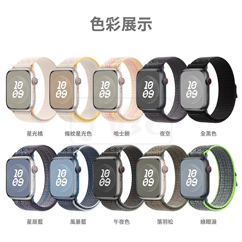 精緻尼龍錶帶 適用 Apple watch 錶帶 9 8 7 SE 6 5 4 38 40 42 44 41 45 49-細節圖2