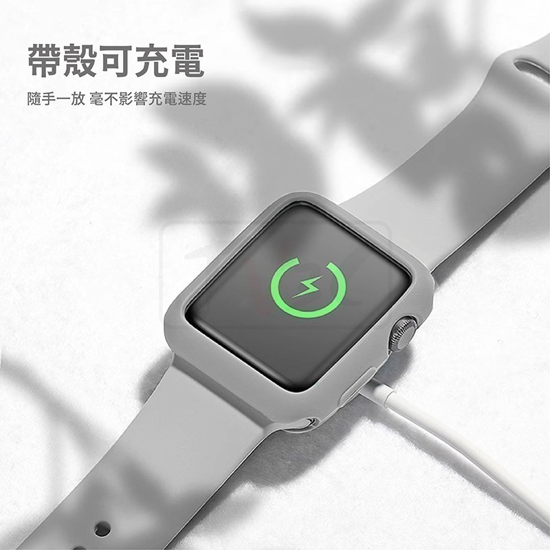 矽膠保護殼 適用 Apple Watch 保護殼 錶殼 9 8 7 SE 6 5 4 45 44 41 40-細節圖9