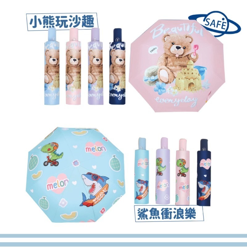 安全不回彈 防暴衝 強抗風自動傘-細節圖5