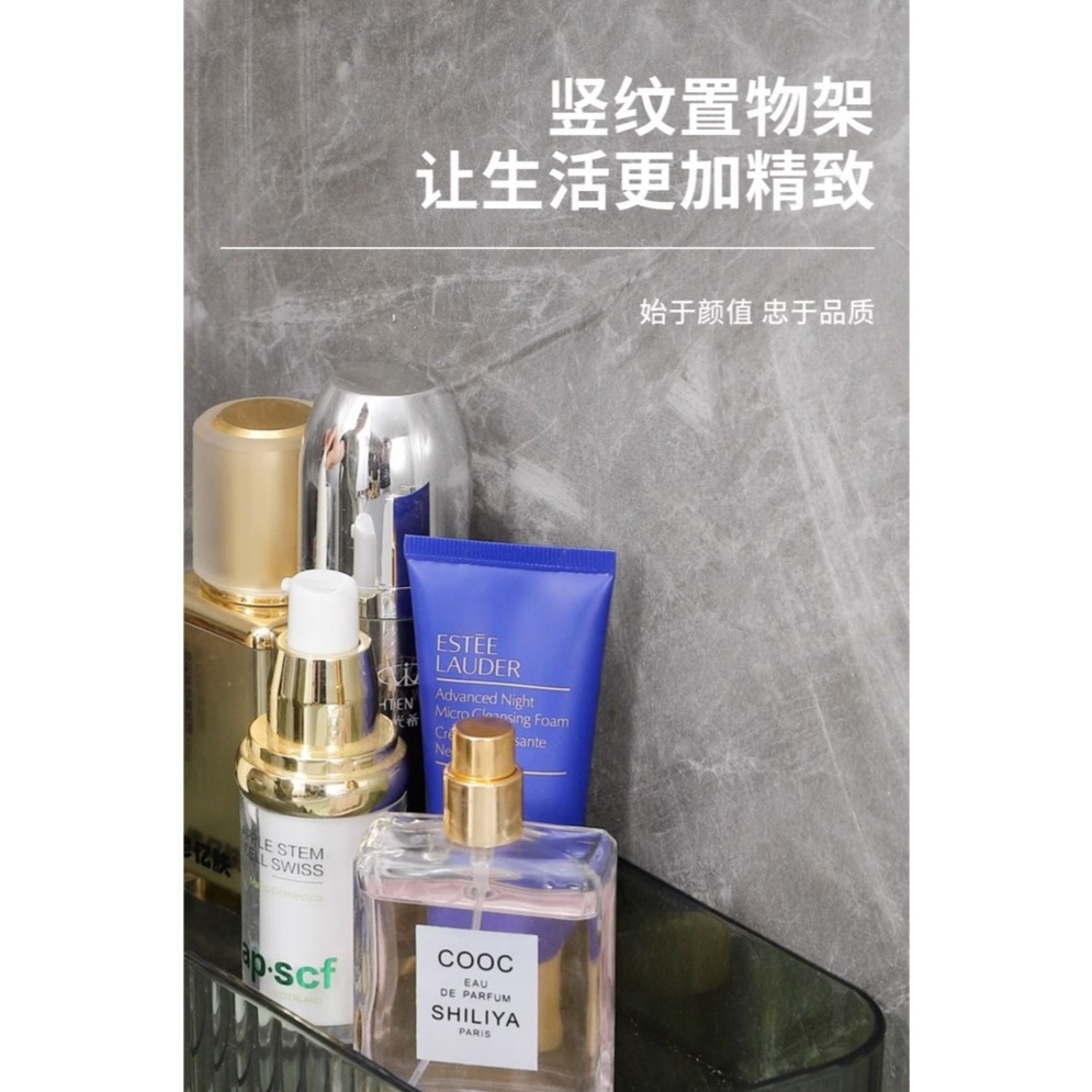 輕奢洗漱臺轉角置物架~~免打孔強力壁掛~~可旋轉折疊收納-細節圖3