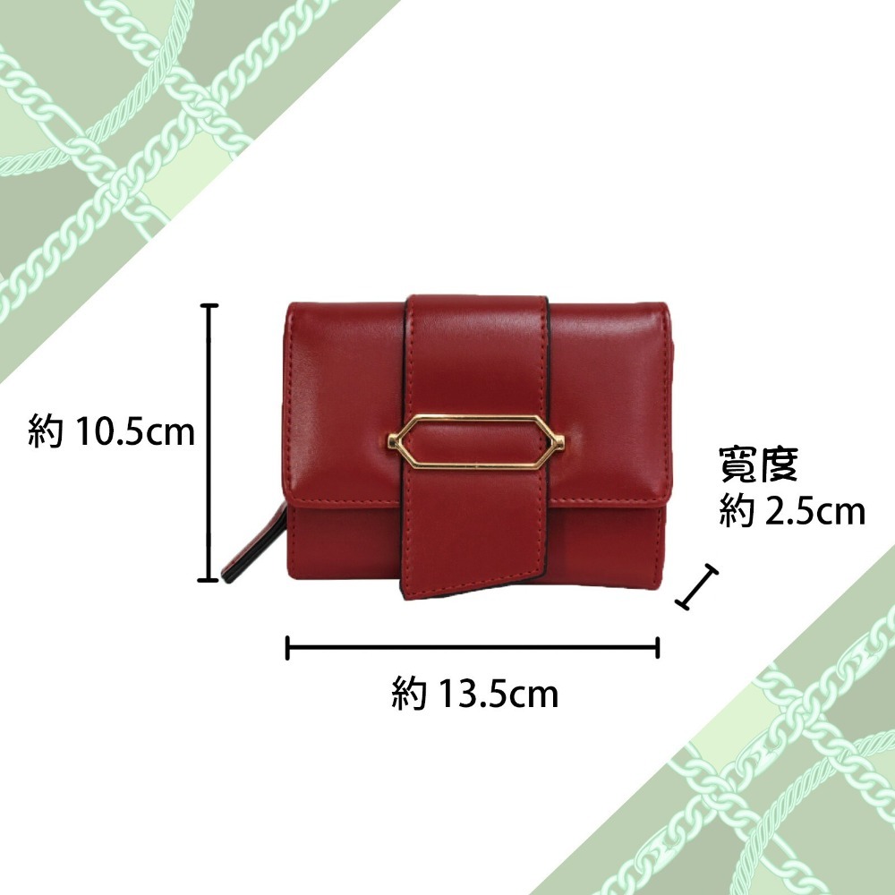 【紳士貓舖】三折仕女皮夾 日本進口 短夾 皮夾 錢包 名片夾-細節圖4