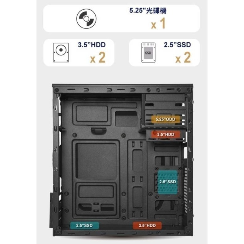 新品上市 可超商取貨 AL06M USB3.0 機殼 MicroATX 小機殼 電腦機殼 小型機殼 主機殼 電腦殼-細節圖6