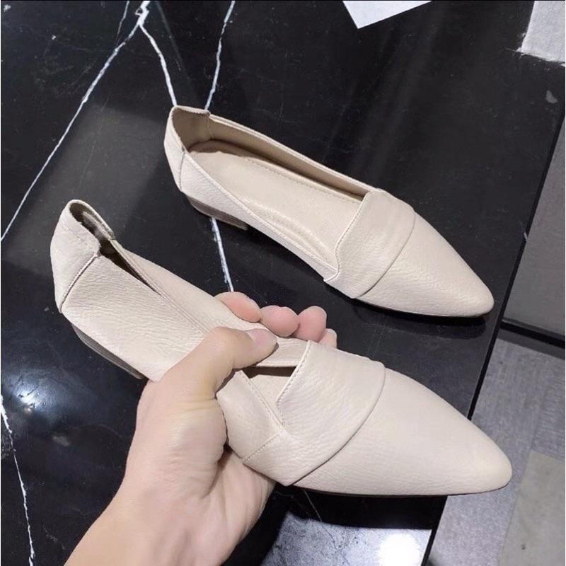 【leleshop】 36-40 平底娃娃鞋 懶人鞋 休閒鞋 女生船型鞋 平底鞋 超輕量女鞋 上班鞋 #626-細節圖9