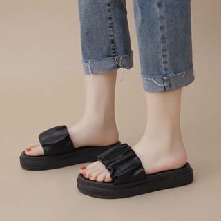 【leleshop】36-40 厚底拖鞋 雲朵拖鞋 仙女拖鞋 平底拖鞋 女生涼拖鞋 一字帶涼拖鞋 厚底涼拖鞋#595A-細節圖7