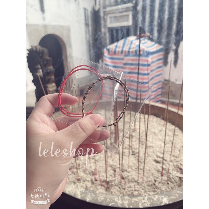【leleshop】🔥澎湖 天后宮過火過爐🔥外出平安 求財 保平安 招桃花 五色線 紅線手環 買就送大甲鎮瀾宮過爐小神衣-細節圖4