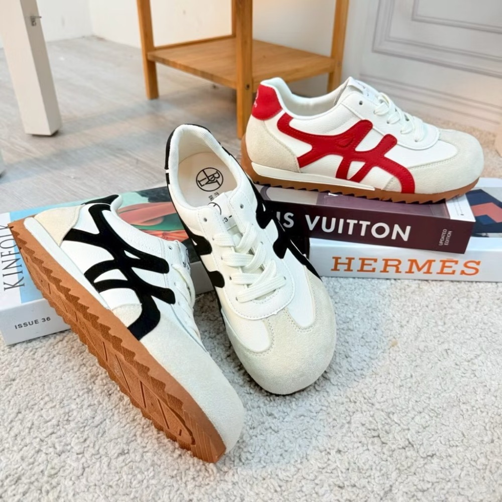 台灣出貨 女生平底鞋 學生鞋 休閒鞋 運動鞋 帆布鞋 工作鞋 透氣運動鞋#LV5-322-細節圖6