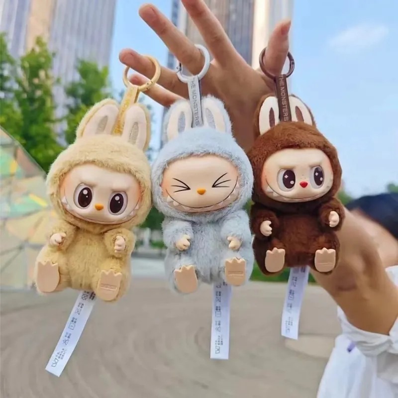 <官方正版授權>The Monsters LABUBU 坐坐派對 鑰匙圈娃娃 泡泡瑪特 盲盒-細節圖2